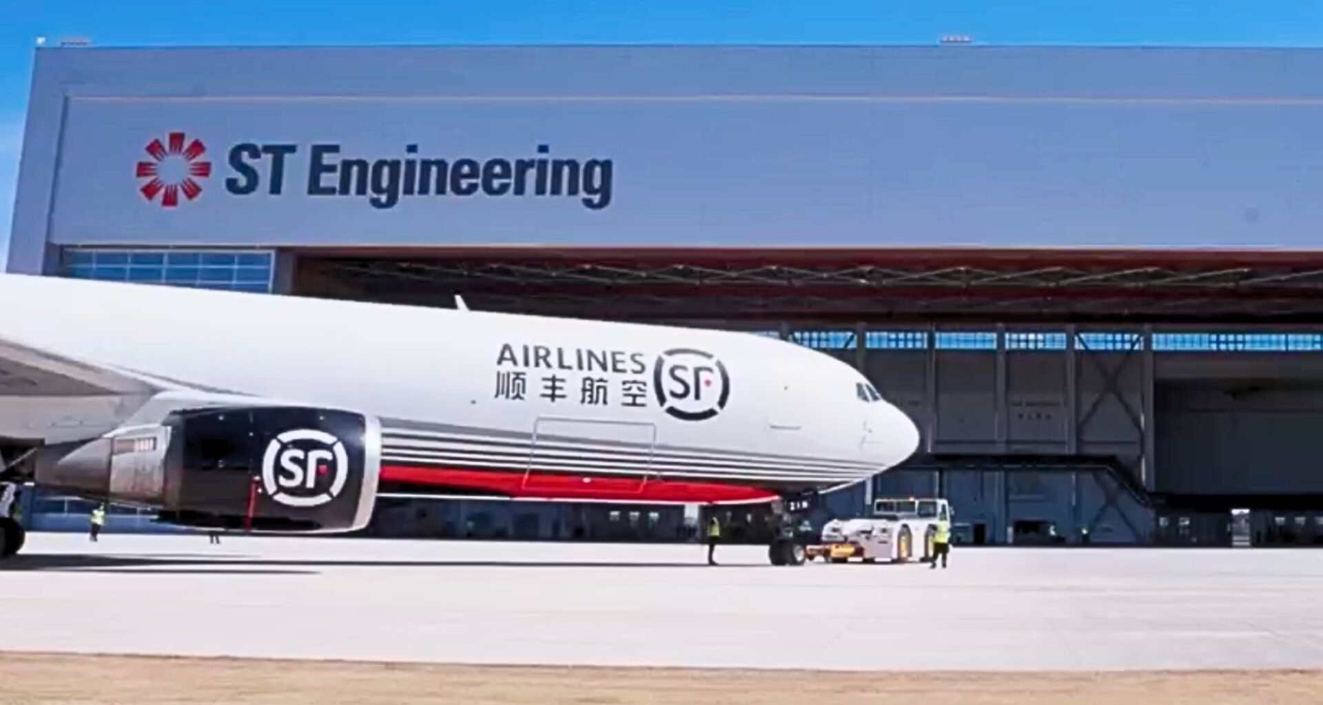 ST Engineering e SF Airlines inauguram base de manutenção de aeronaves na China.