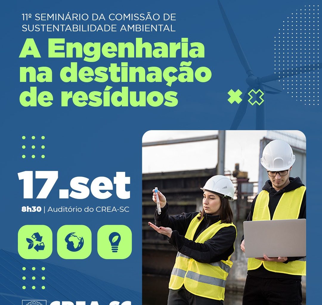 Engenheiros brasileiros se unem em seminário ambiental para discutir o futuro da gestão de resíduos no país