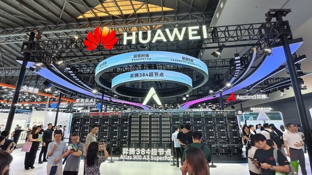 Huawei lança o supercomputador de IA ‘mais potente do mundo’ e desafia a Nvidia.