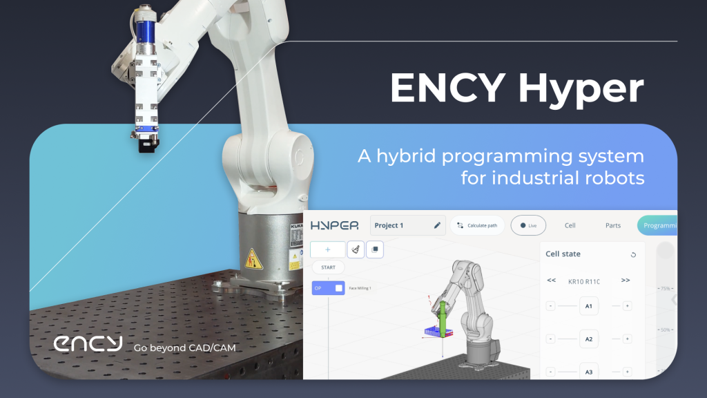 Chegou o ENCY Hyper para programar robôs industriais