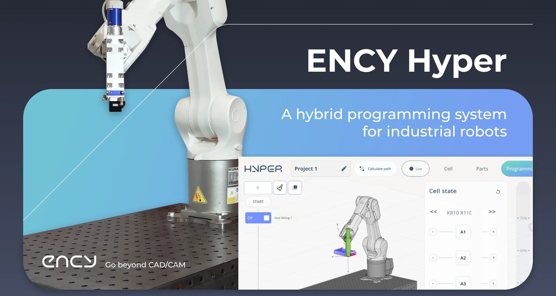 Chegou o ENCY Hyper para programar robôs industriais