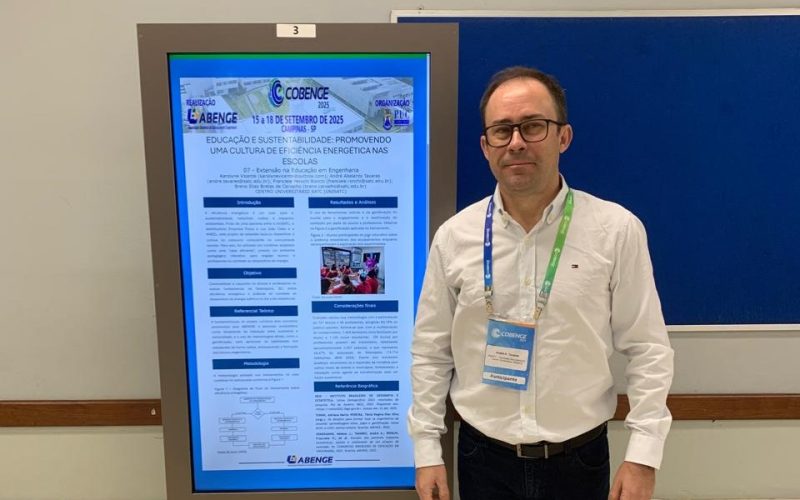 UniSatc mostra projeto de economia de energia em congresso nacional de engenharia que pode revolucionar o Brasil