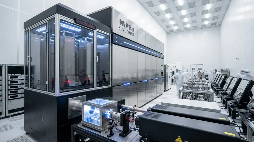 China conclui protótipo de máquina EUV para chips avançados em 2025