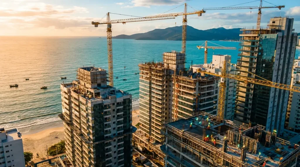 Itapema cria 1.027 vagas na construção civil e lidera Santa Catarina pelo terceiro ano