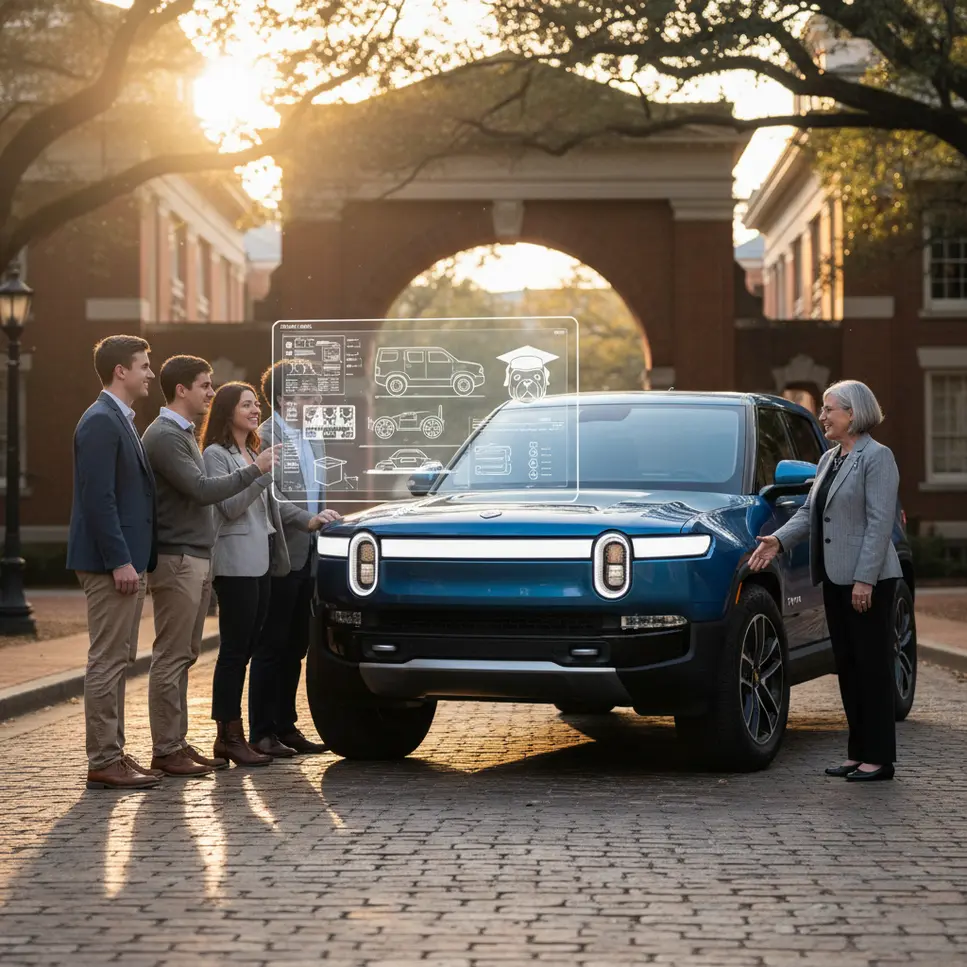 Rivian investe US$ 150 mil em competição de engenharia na Universidade da Geórgia