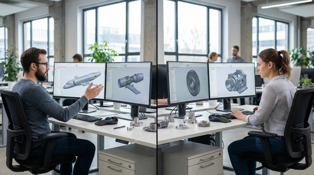 CATIA ou SOLIDWORKS: qual a diferença e qual escolher?