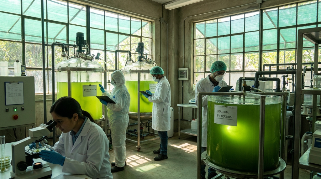 Tecnologia chinesa remove 94% do urânio da água usando bactérias e luz solar