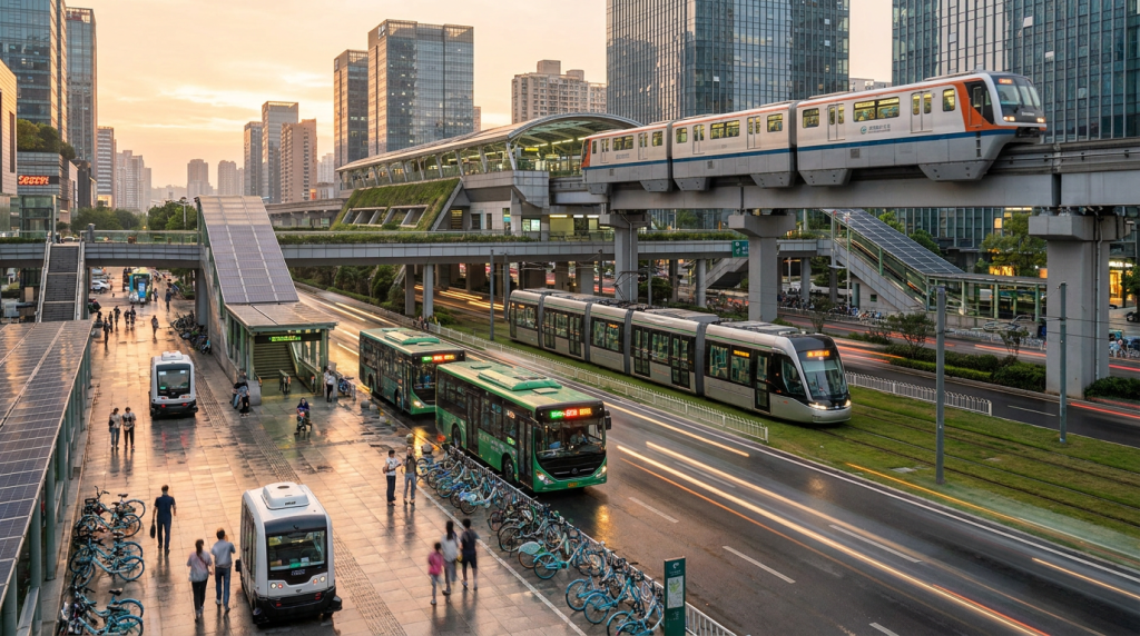 China investe em mobilidade sustentável e integração de modais no Brasil