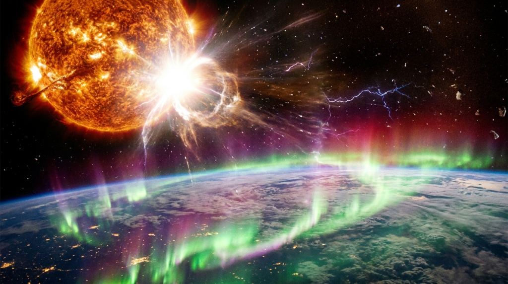 Tempestade solar S4 de 2026 é a maior desde eventos de Halloween de 2003