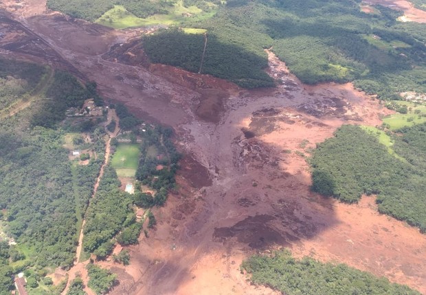Rompimento da barragem em Brumadinho